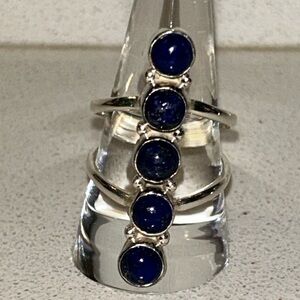 Blue Lab Natural Stone Ring